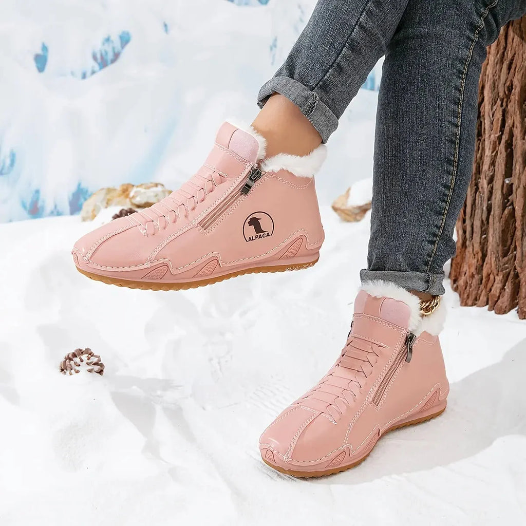Women's Ankle Boots | Faux-Fur Lined, Wide Toe Box, Side Zip Closure 11
