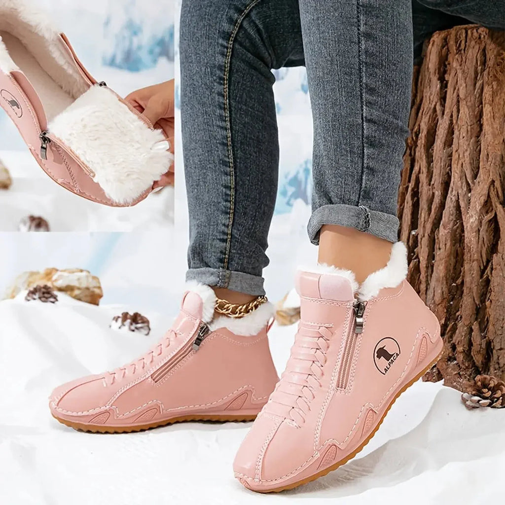 Women's Ankle Boots | Faux-Fur Lined, Wide Toe Box, Side Zip Closure 5