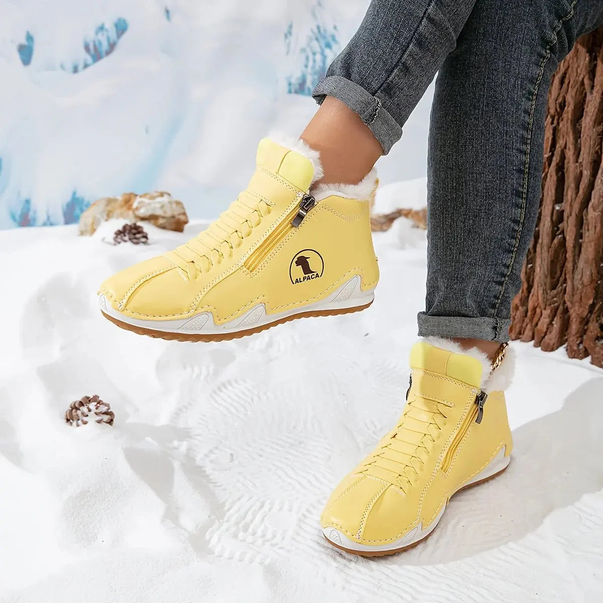 Women's Ankle Boots | Faux-Fur Lined, Wide Toe Box, Side Zip Closure 8