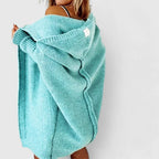 Women's Cardigan | Oversized Fit, Large Hood, Knee-Length 2