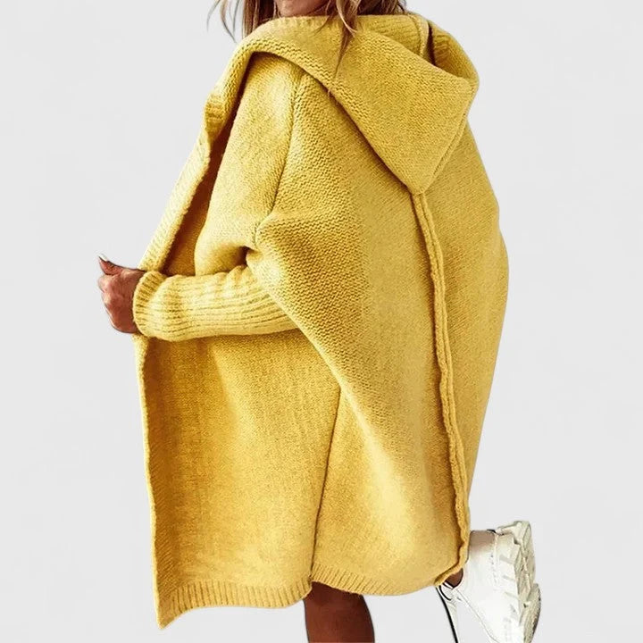Women's Cardigan | Oversized Fit, Large Hood, Knee-Length 3