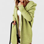 Women's Cardigan | Oversized Fit, Large Hood, Knee-Length 4