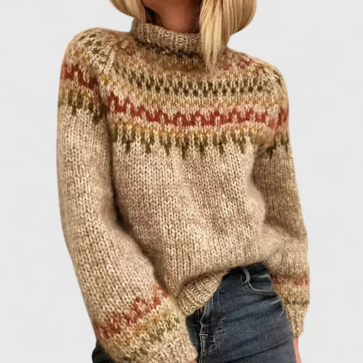 Women's Christmas Jumper | Nordic-Inspired Knit, Soft Breathable Fabric 0
