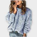 Women's Christmas Jumper | White, Vintage-Inspired, Cozy Loose Fit 1
