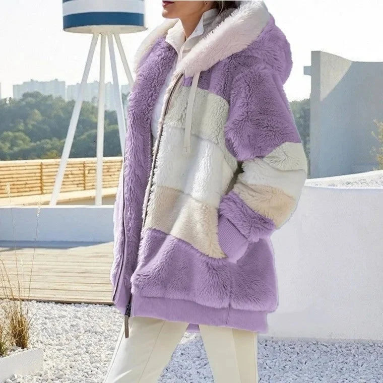 Women's Fitted Jacket | Protective Hood, Side Pockets, Cozy Winter Wear 14