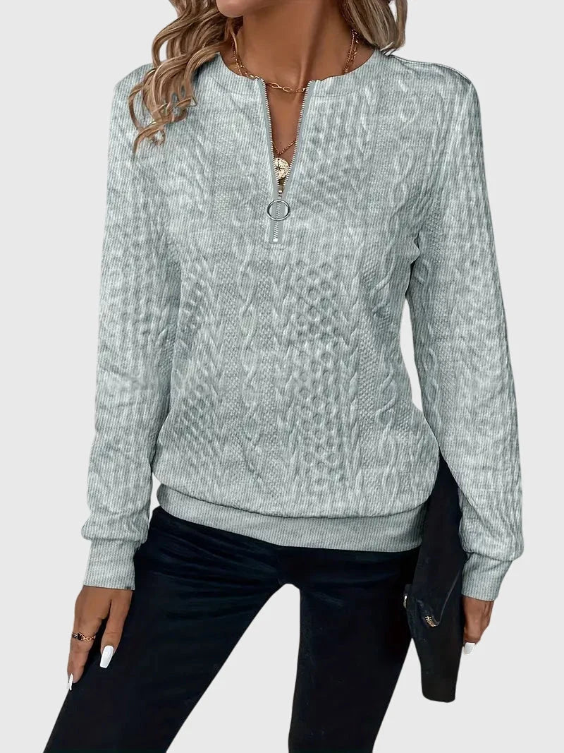 Women's Jumper | Soft Knit, Zipper Detail, Versatile Layering 9