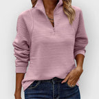 Women's Jumper | V-Neck Zipper, Comfortable Fit, Versatile Style 1