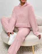 Women's Loungewear Set | Soft Fleece Hoodie and Joggers, Relaxed Fit Matching Lounge Set 4