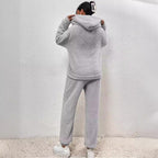 Women's Loungewear Set | Soft Fleece Hoodie and Joggers, Relaxed Fit Matching Lounge Set 7