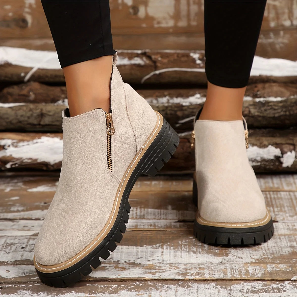 Women's Orthopaedic Boots | Arch Support, Slip-Resistant, Side Zipper 0