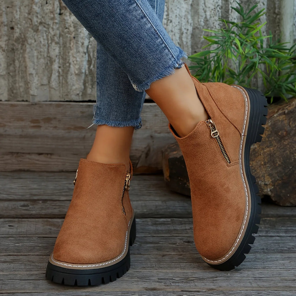 Women's Orthopaedic Boots | Arch Support, Slip-Resistant, Side Zipper 10