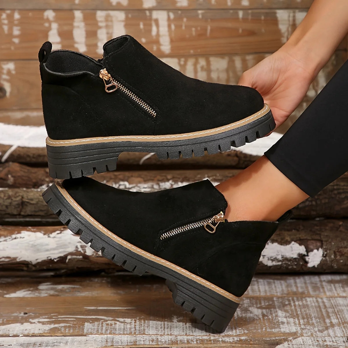 Women's Orthopaedic Boots | Arch Support, Slip-Resistant, Side Zipper 5