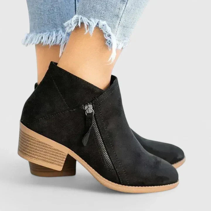 Women's Orthopaedic Boots | Padded Sole, Side Zipper, Non-Slip Grip 4