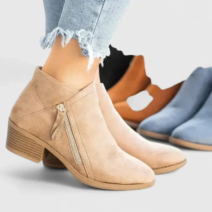 Women's Orthopaedic Boots | Padded Sole, Side Zipper, Non-Slip Grip 5