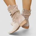 Women's Orthopaedic Boots | Supportive Design, Suede-Inspired, Slouchy Fit 0