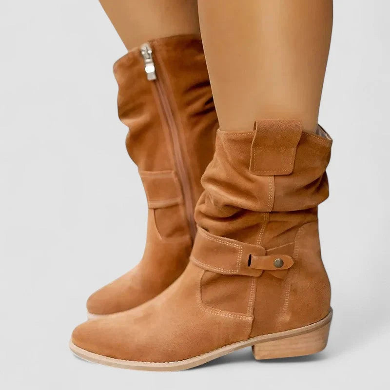 Women's Orthopaedic Boots | Supportive Design, Suede-Inspired, Slouchy Fit 4