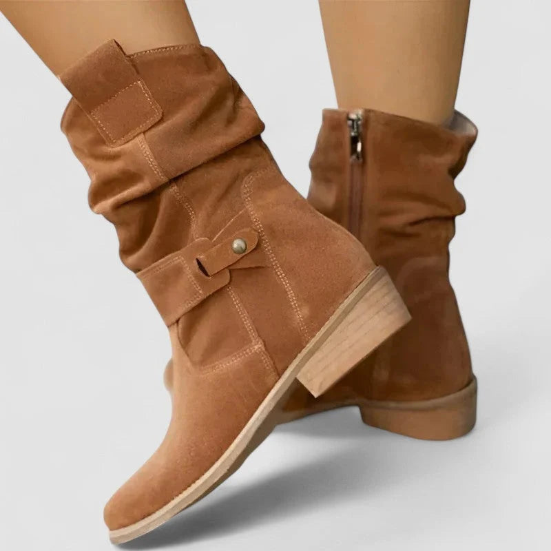 Women's Orthopaedic Boots | Supportive Design, Suede-Inspired, Slouchy Fit 5