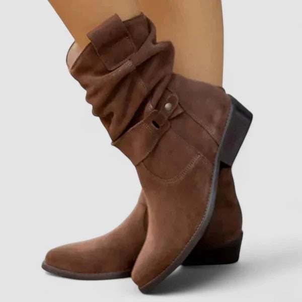 Women's Orthopaedic Boots | Supportive Design, Suede-Inspired, Slouchy Fit 7