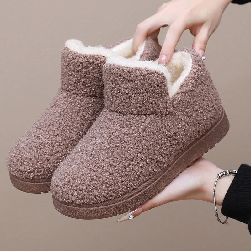 Women's Slipper Boots | Fleece Lined, Ankle Height, Non-Slip Sole 2