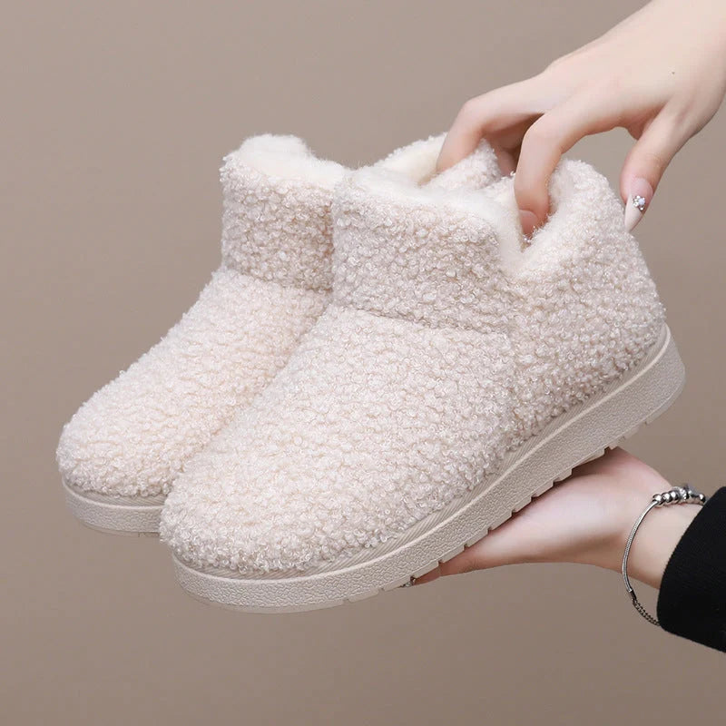 Women's Slipper Boots | Fleece Lined, Ankle Height, Non-Slip Sole 3