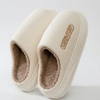 Women's Slippers | Plush Closed-Toe Clog with Thick Sole 0