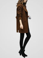 Women's Trench Coat | Elegant Longline, Double-Breasted Design 4