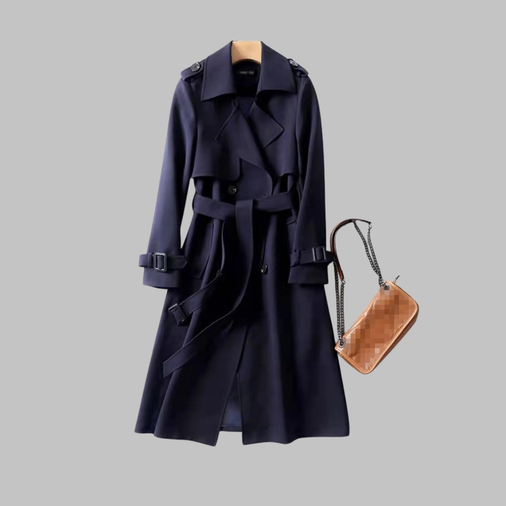 Women's Trench Coat | Knee-Length, Loose Fit, Elegant Tailoring 5