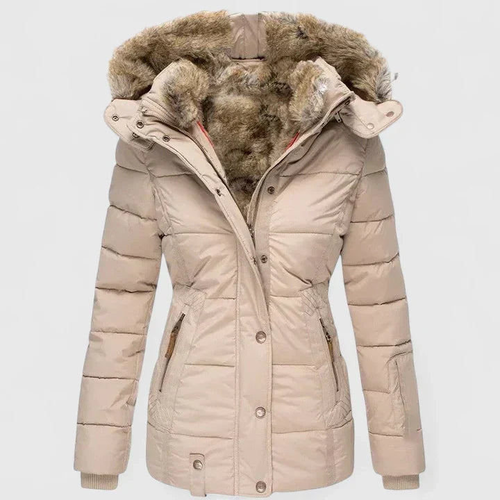 Women's Winter Coat | Adjustable Hood, Classic Silhouette, Practical Pockets 0