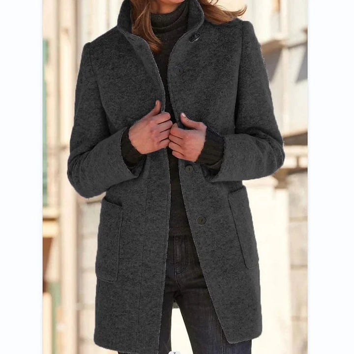 Women's Winter Coat | Elegant Classic Fit with Practical Pockets 6