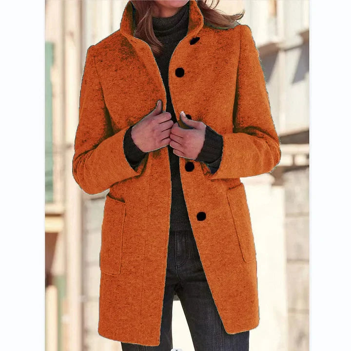 Women's Winter Coat | Elegant Classic Fit with Practical Pockets 8
