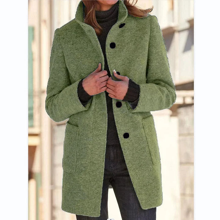 Women's Winter Coat | Elegant Classic Fit with Practical Pockets 9