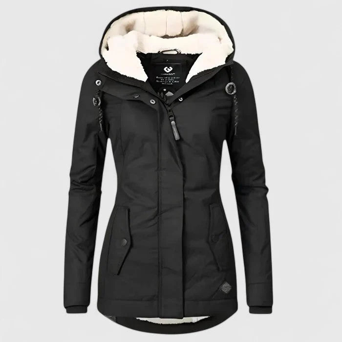 Women's Winter Coat | Waterproof, Hooded, Long Puffer Design with Cozy Lining 0